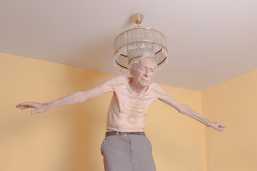 Flying grandpa